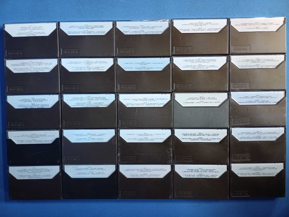 colecção 100 cassetes audio a "História da música Rock"