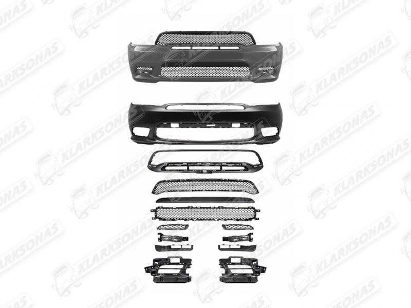 решітка радіатора DODGE DURANGO, 2014 додж дюранго 5113512AB 5113713AB