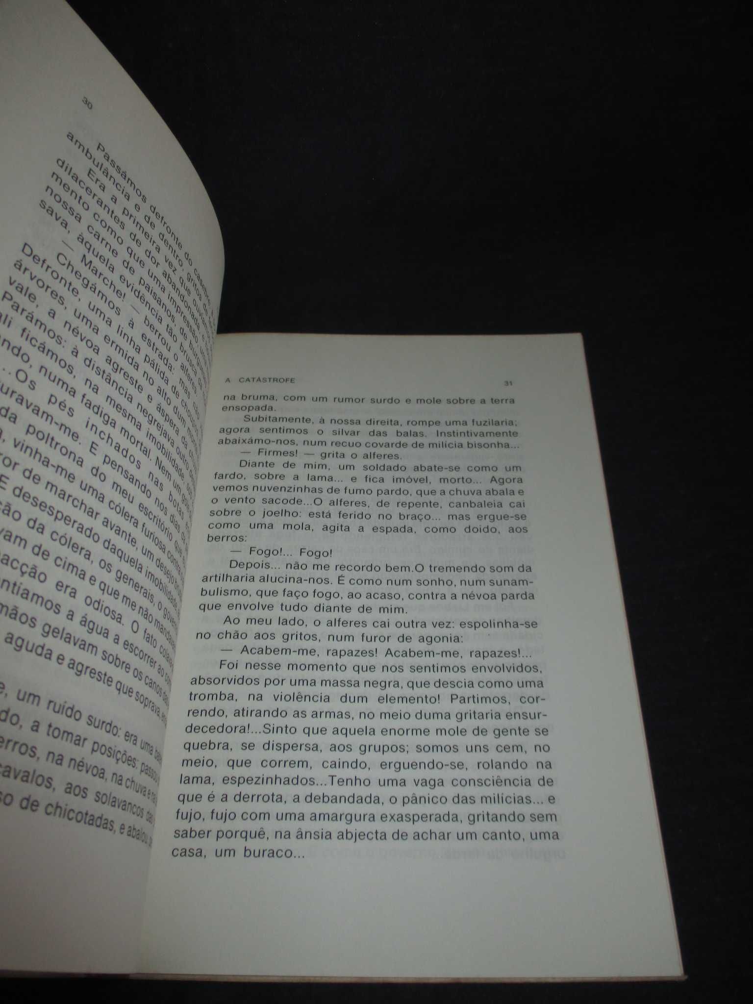 Livro A Catástrofe e outros contos Eça de Queiroz Colecção Fantástico