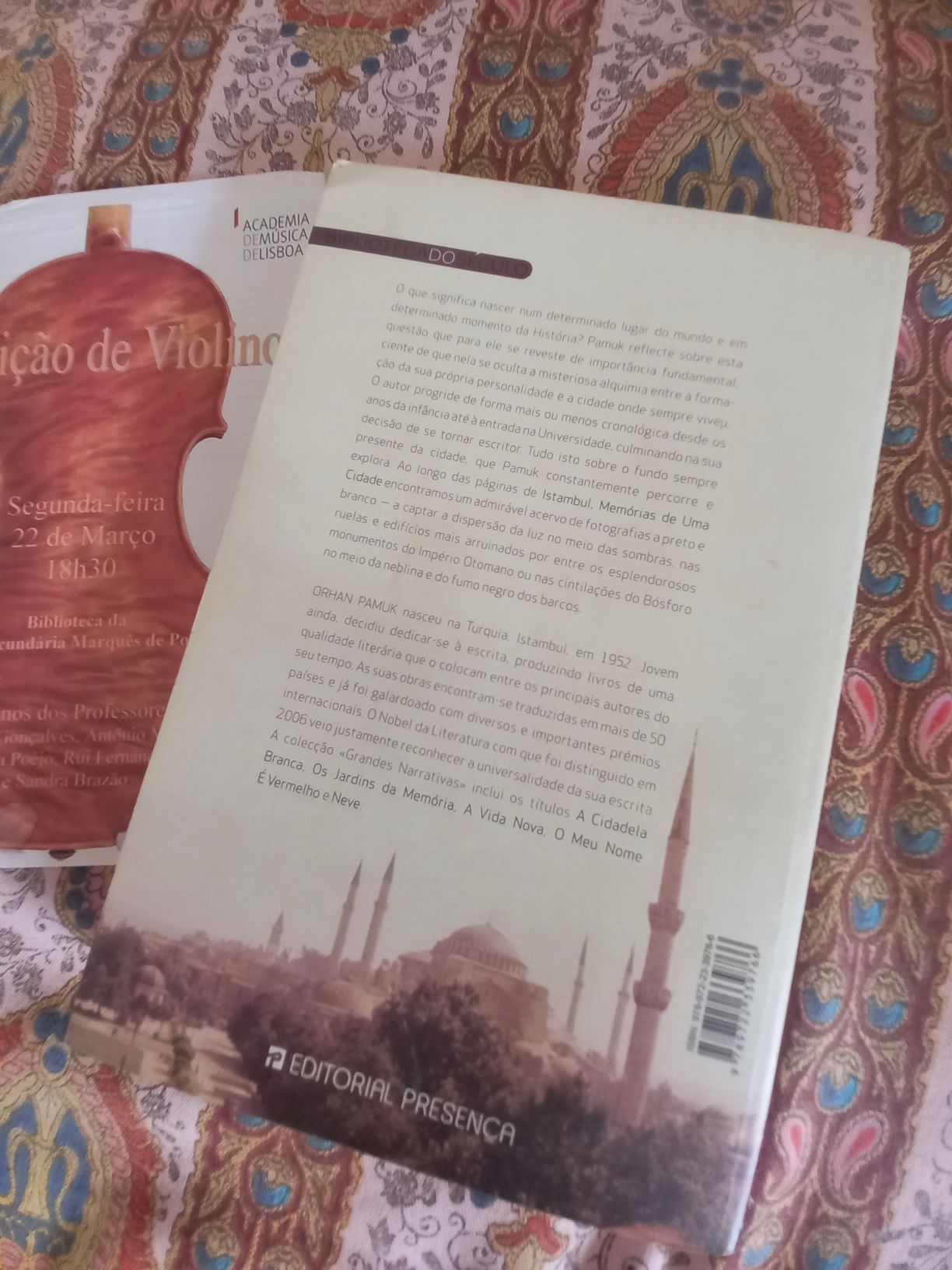 Orhan Pamuk - Instambul - Prémio Nobel da Literatura