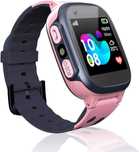 Smooce Q15-P zegarek smartwatch dla dzieci SIM rozmowy gry różowy
