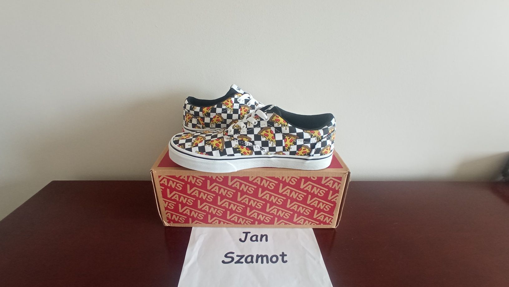 38 Buty Vans Doheny Pizza Checkerboard Black