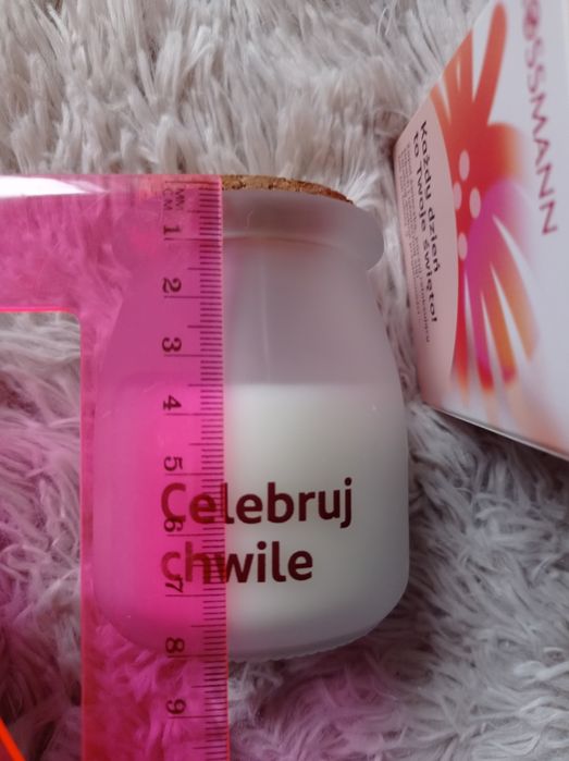 Nowa dekoracyjna świeczka świeca zapachowa w szkle słoiku