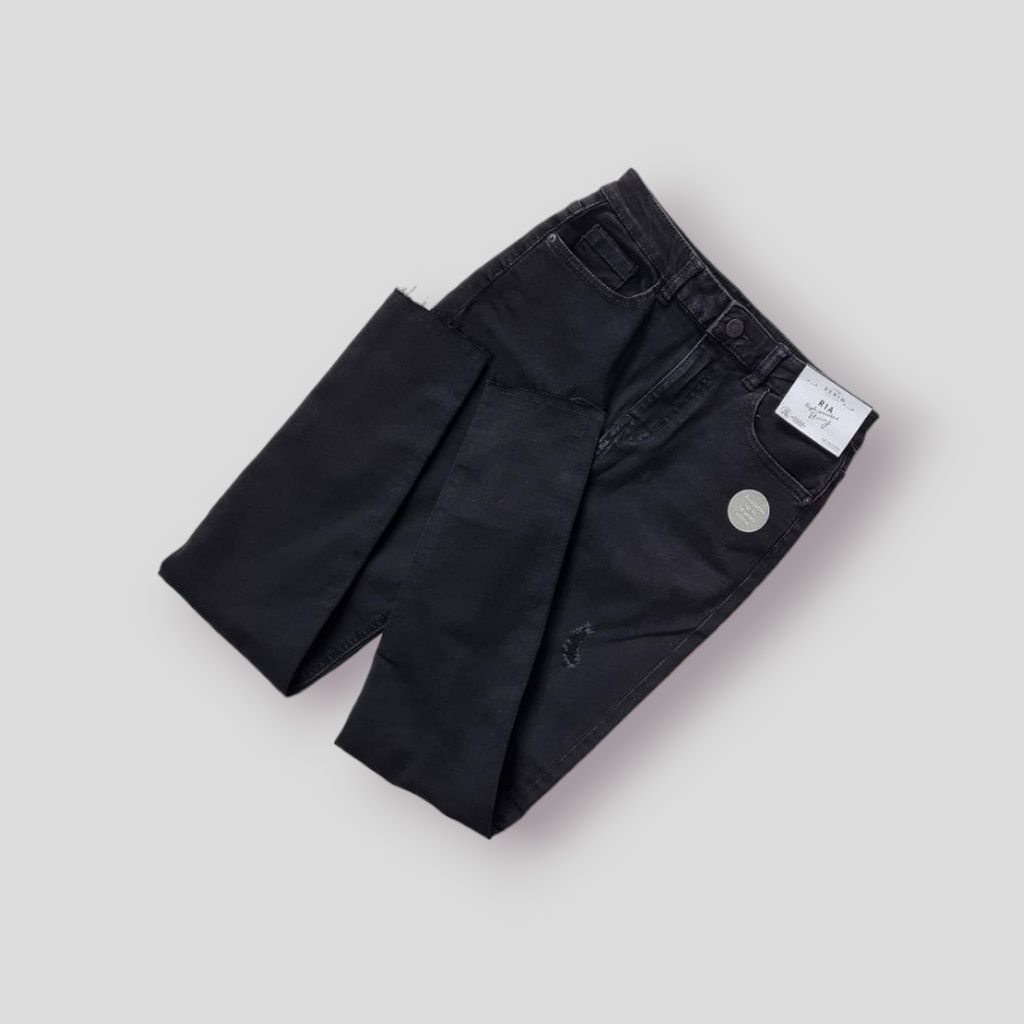 Czarne skinny spodnie jegginsy dziury GEORGE 12/13lat 158cm SALE