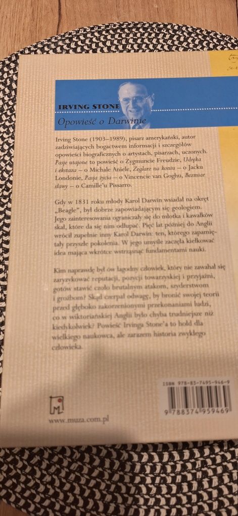 Irving Stone Opowieść o Darwinie