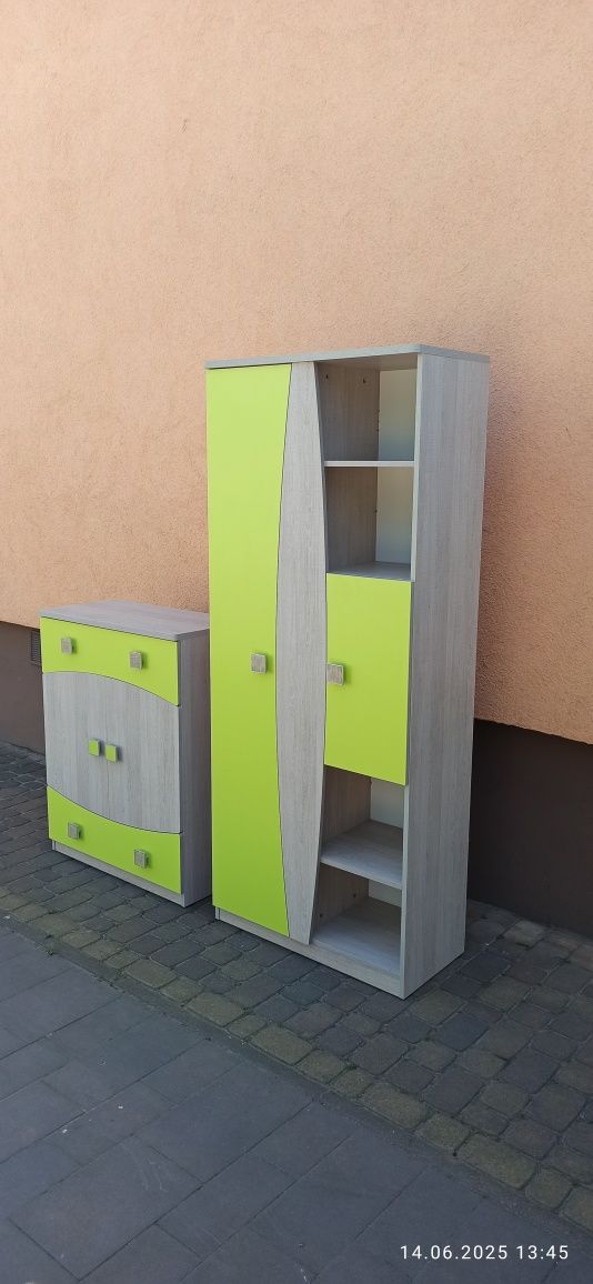 Komplet szafa komoda półka