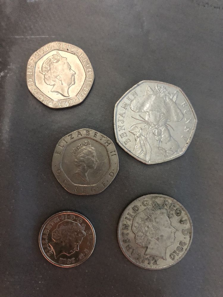 Varias moedas para coleção