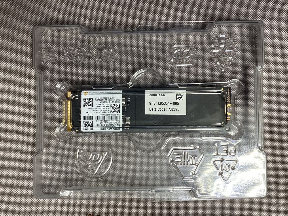 SSD NVME 256Gb 2280