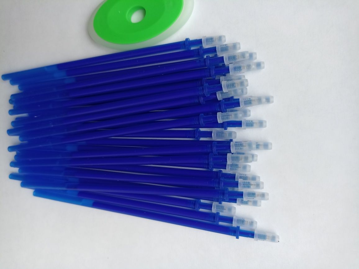 Zestaw 50 szt wkłady ścieralne zmywalne do długopisów nowe gumki
