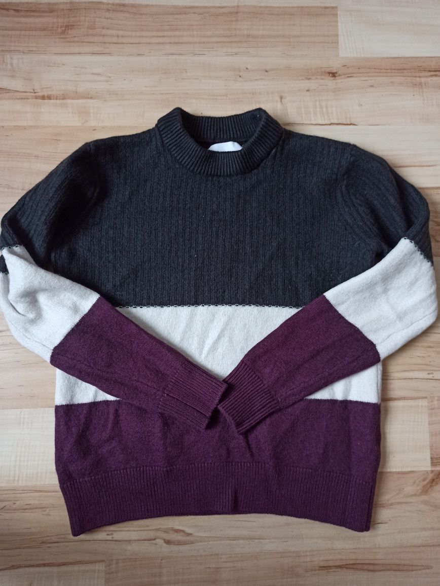 Sweter samsoe samsoe wełniany ciepły damski S norweska marka