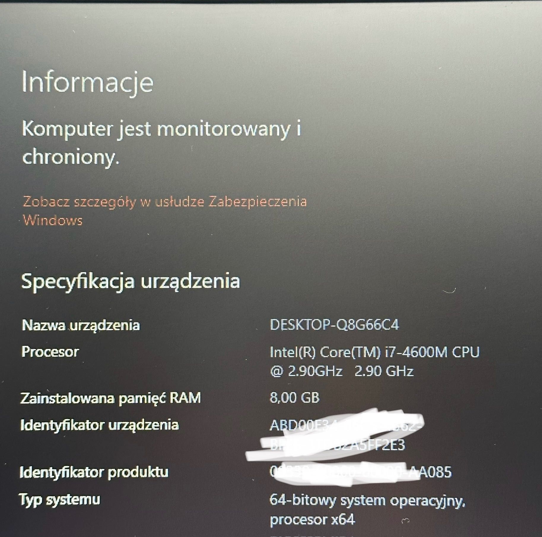 DELL LATITUDE E6540 Intel i7 Windows 10pro