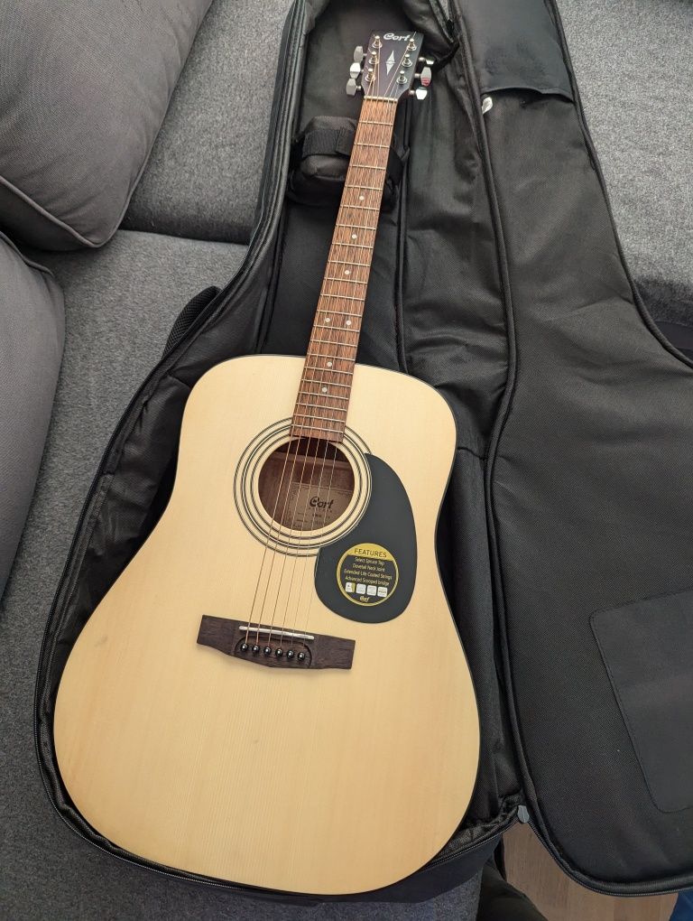 Gitara akustyczna Cort AD810 Op - ful pakiet
