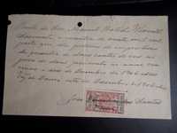 Documento / Manuscrito  Selado , ano 1906