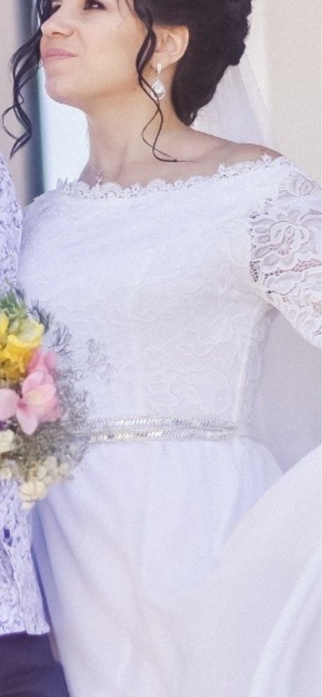 Платье , фата,туфли ,свадебное платье,весільна сукня