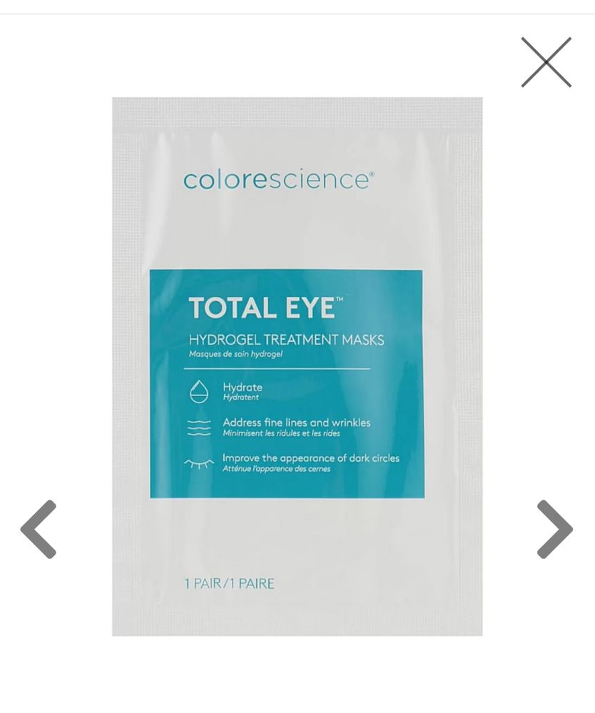 Патчі гідрогелеві Colorescience Total Eye Hydrogel Treatment Masks