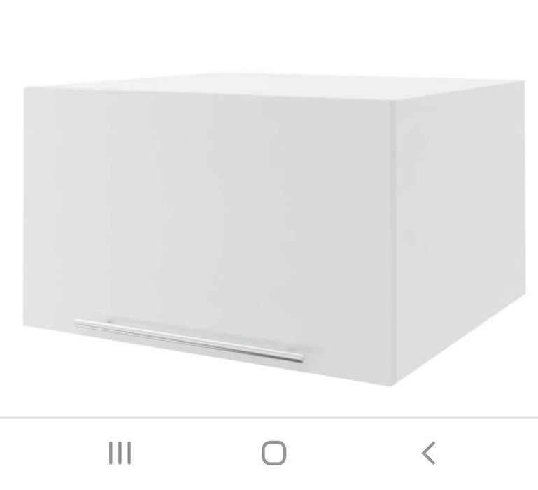 szafka kuchenna nadstawka na słupek akryl biały szer.60 cm Kosbel