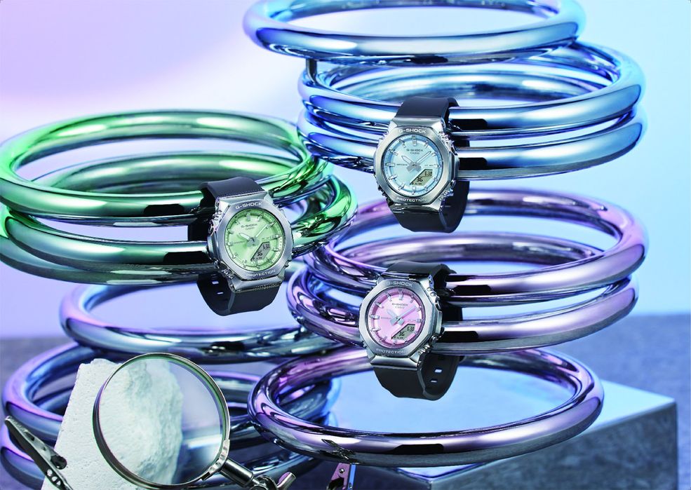 Часы Casio GM-S2110-2A ! Оригинал! Фирменная гарантия 2 года!