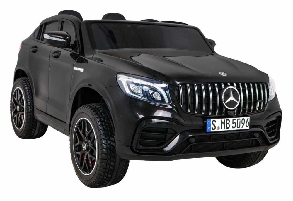 Auto licencja Mercedes GLC 63S dla 2 dzieci Czarny, Napęd 4x4 do 35kg