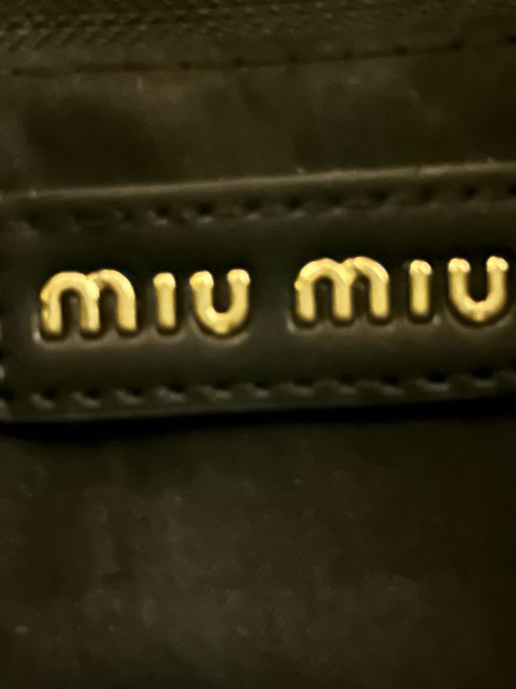 Torebka nowa orginalna czarna Miu Miu