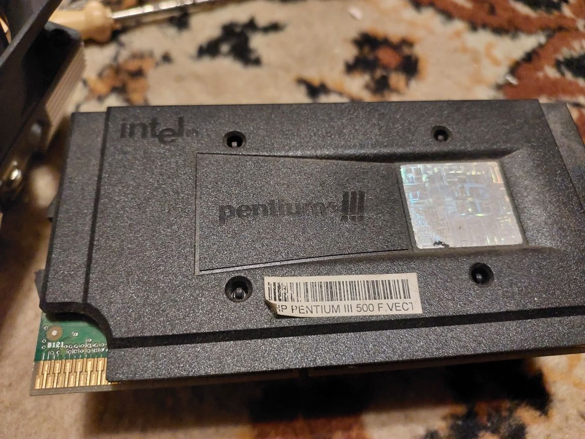 Plyta dual CPU z ISA, retro, p3 500mhz
