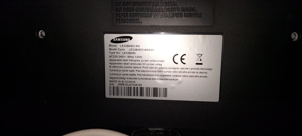 Телевизор Samsung LE32B450C4W Black