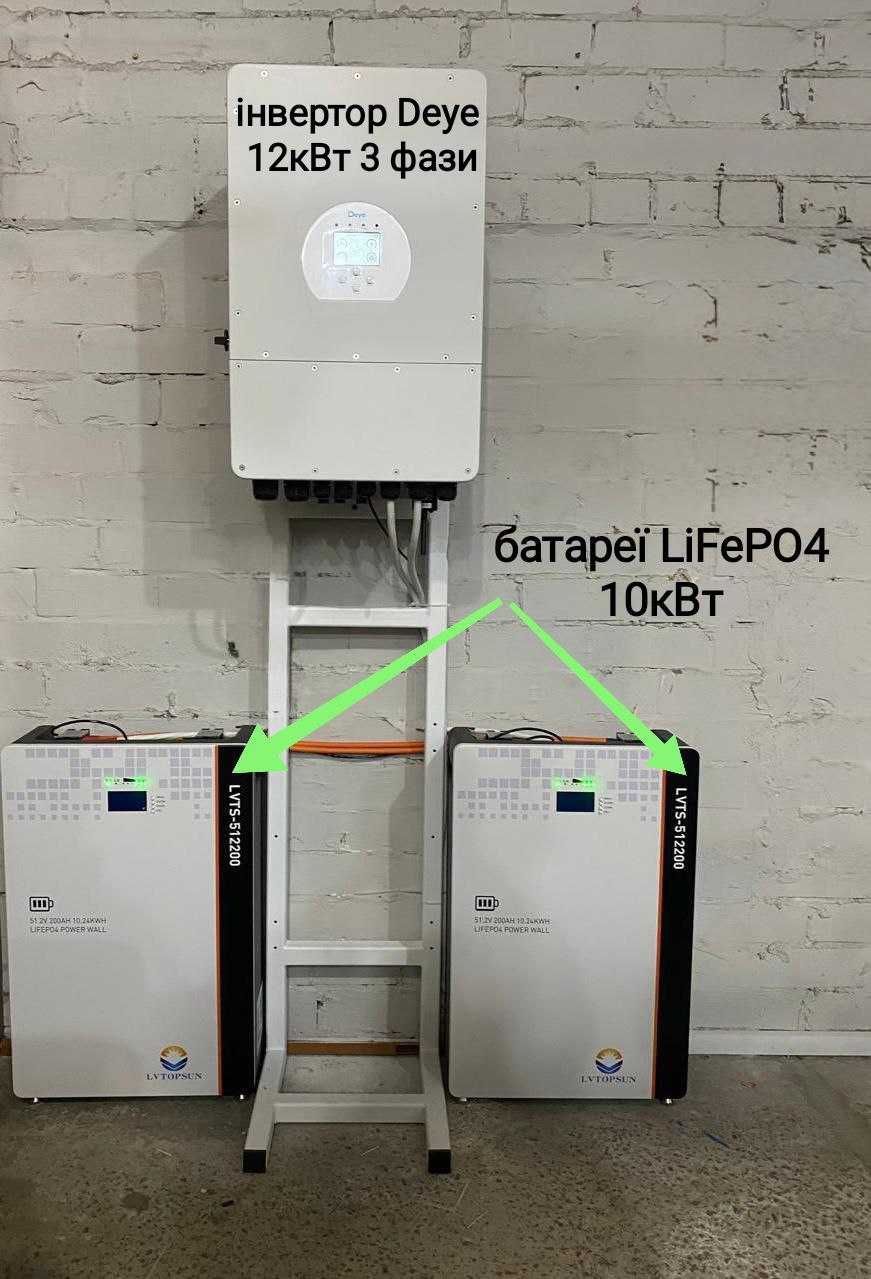 Стійка під інвертор та акумуляторну батарею