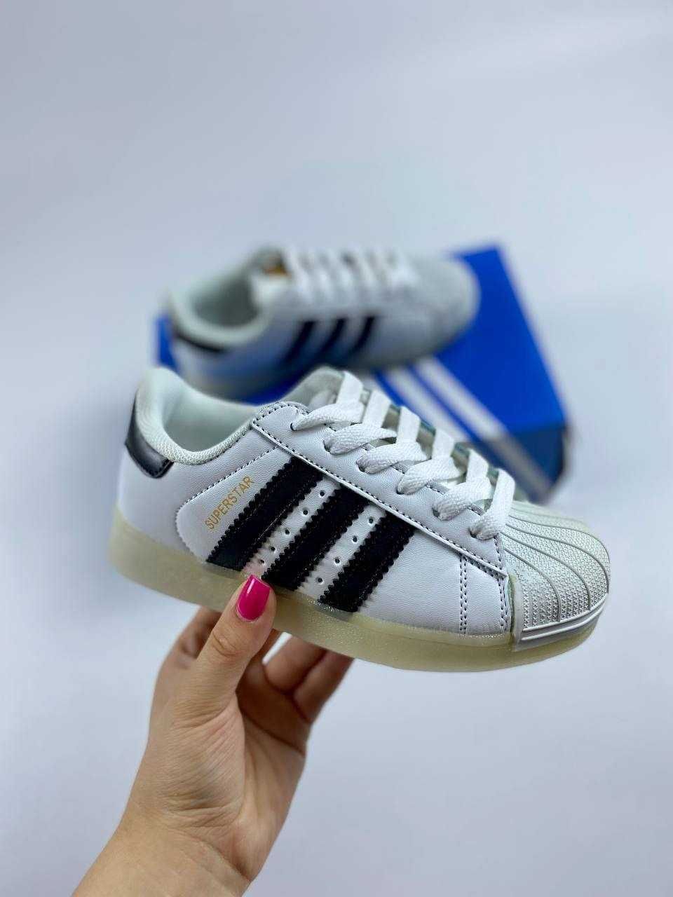 Детские кроссовки Adidas Superstar/ Дитячі кросівки Адідас шкіряні