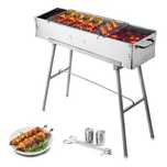 Grelhador/Fogareiro /Barbecue com grelha em Inox 80x20.5x84cm