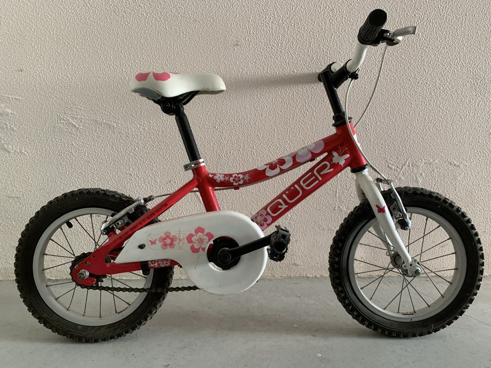 Bicicleta roda 14 rosa