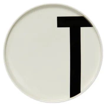 Talerz porcelana letters design