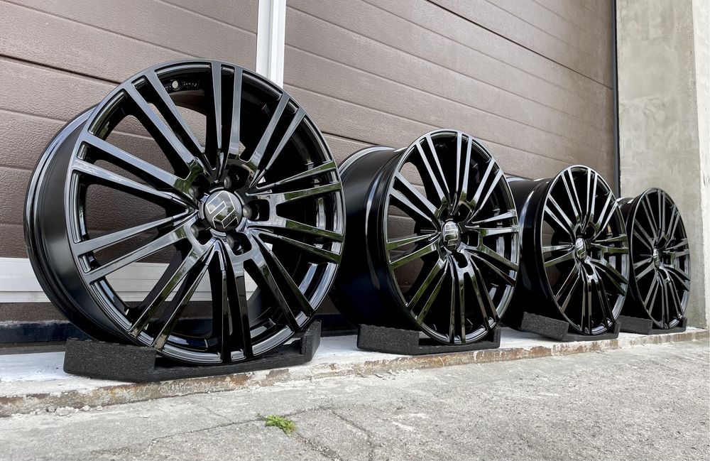 4x felgi aluminiowe Czarne 5x112 r18 et35 8J Alufelgi 18” |Germany