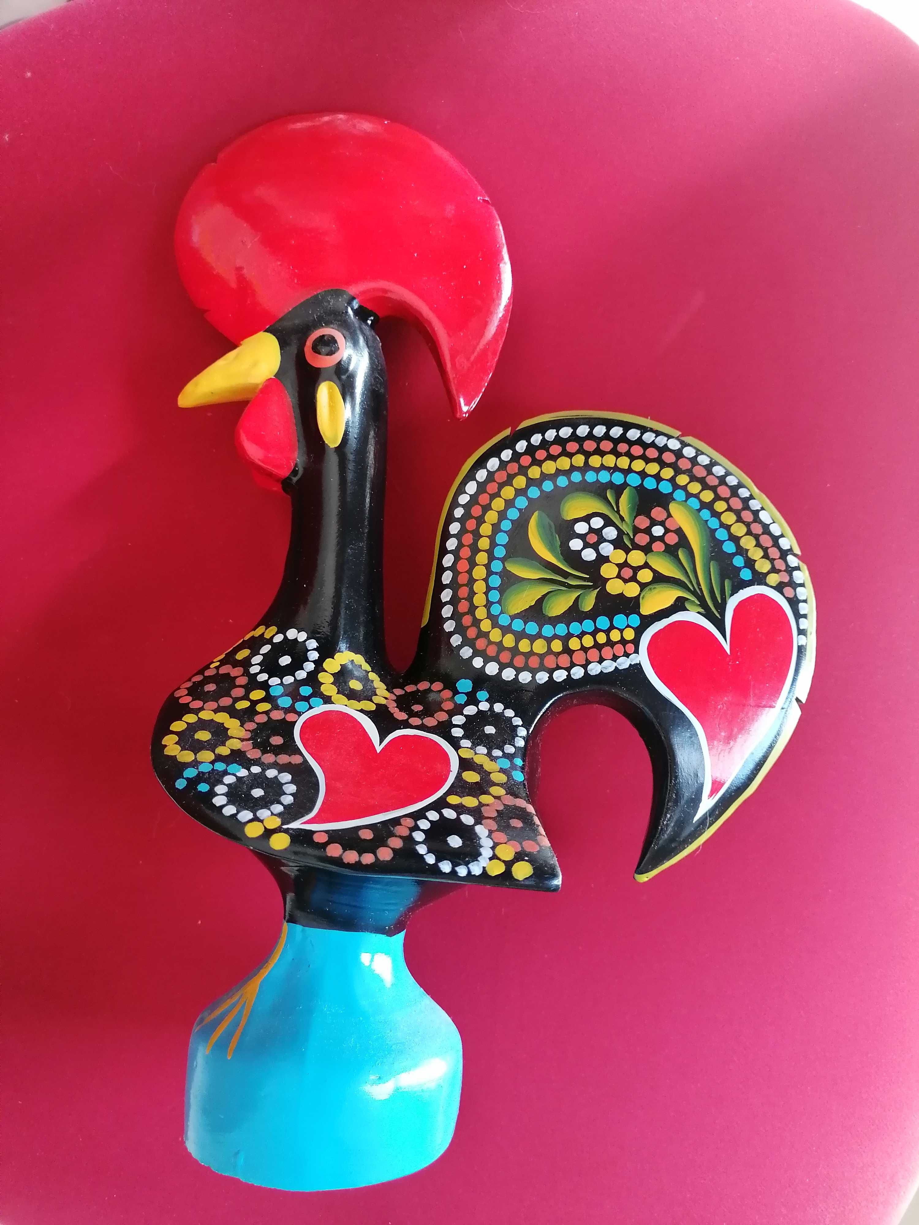 Galo de Barcelos pintada à mão