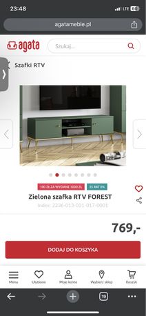 Szafka RTV + półki FOREST