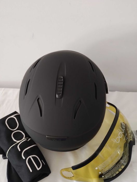 Kask narciarski Bolle Backline Visor Soft Black Silver L 59-61cm