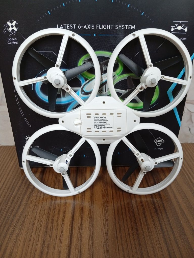 Dron świecący LED dla dzieci Q9s, helikopter zdalnego sterowania z nie