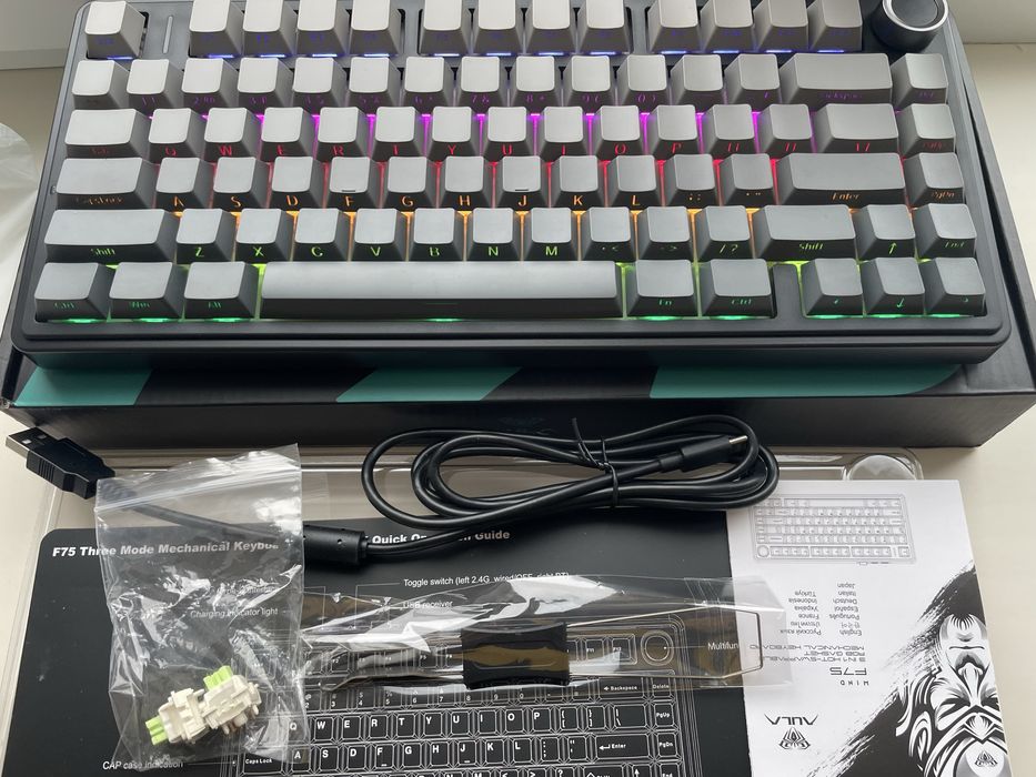 Aula f75 New бездротова механічна клавіатура