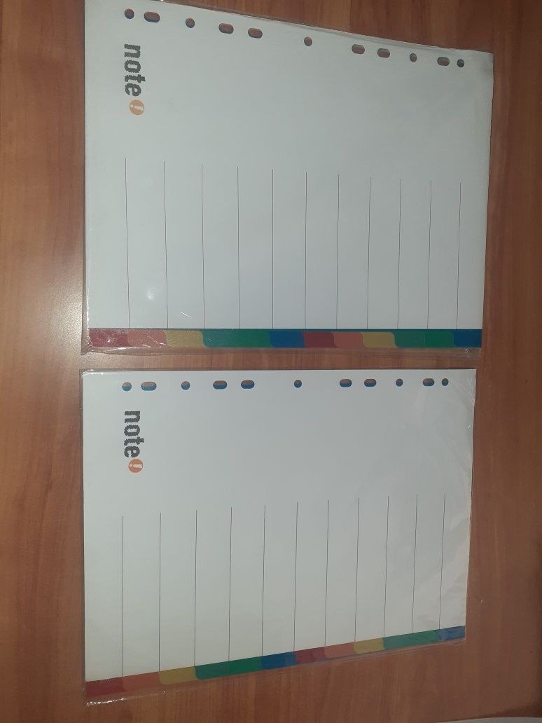 Capas de arquivo e separadores