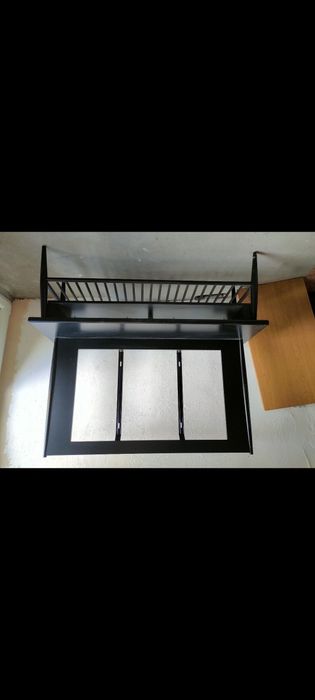 HIMNA szafka TV 137x122 czarny IKEA