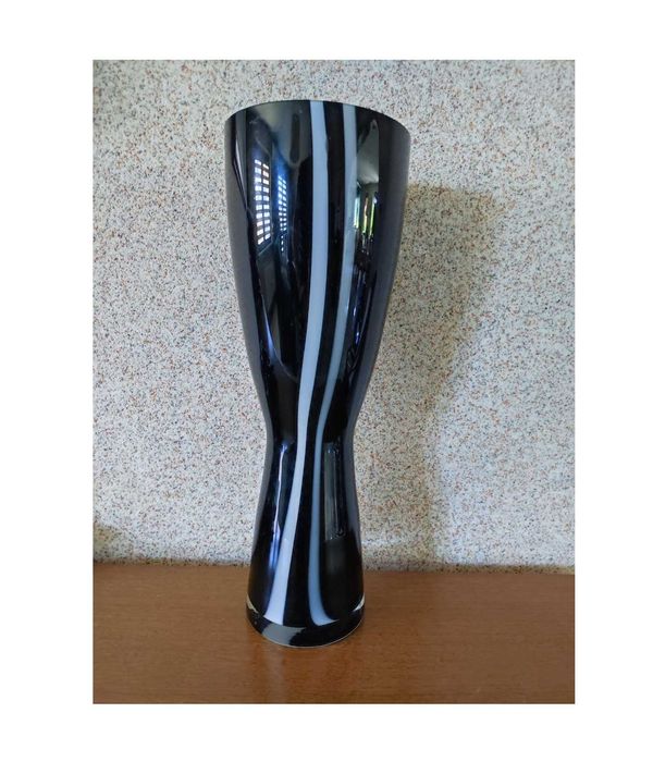 Ręcznie robiony wazon ze szkła artystycznego Makora Krosno