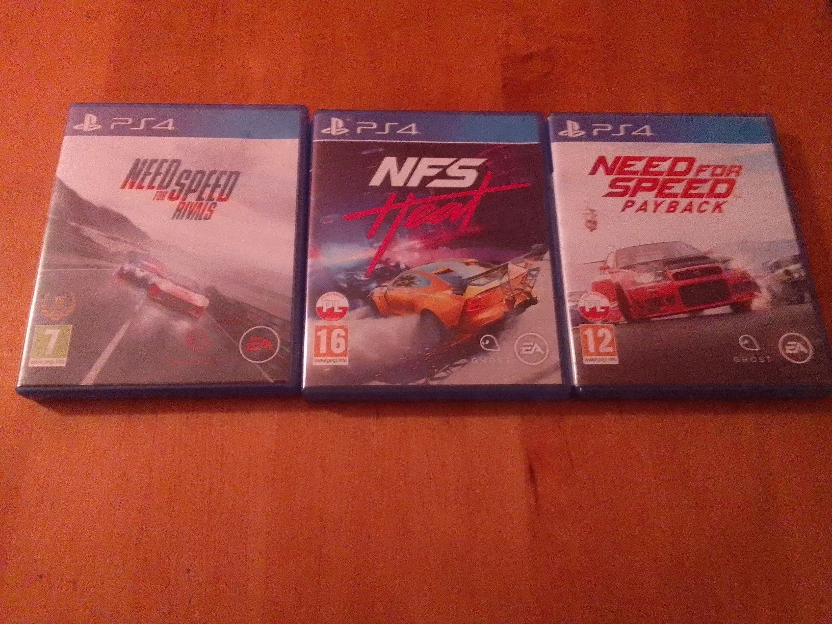 Pakiet 3 Gier Need for Speed PS4