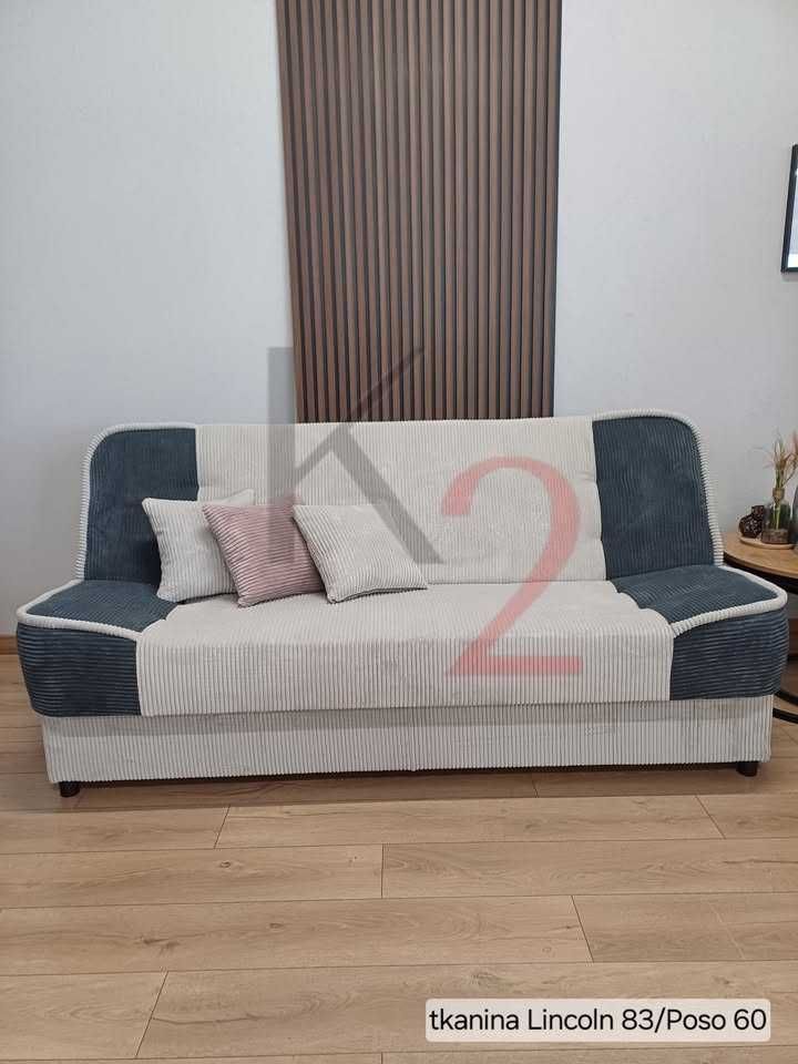 Wersalka TANIA Kanapa Łóżko Sofa Bonell  Pojemnik DOSTAWA3-7DNI+GRATIS