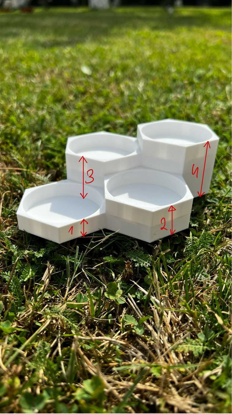 Stojak Podstawka na Figurki Nintendo Amiibo Druk 3D Display 3 sztuki