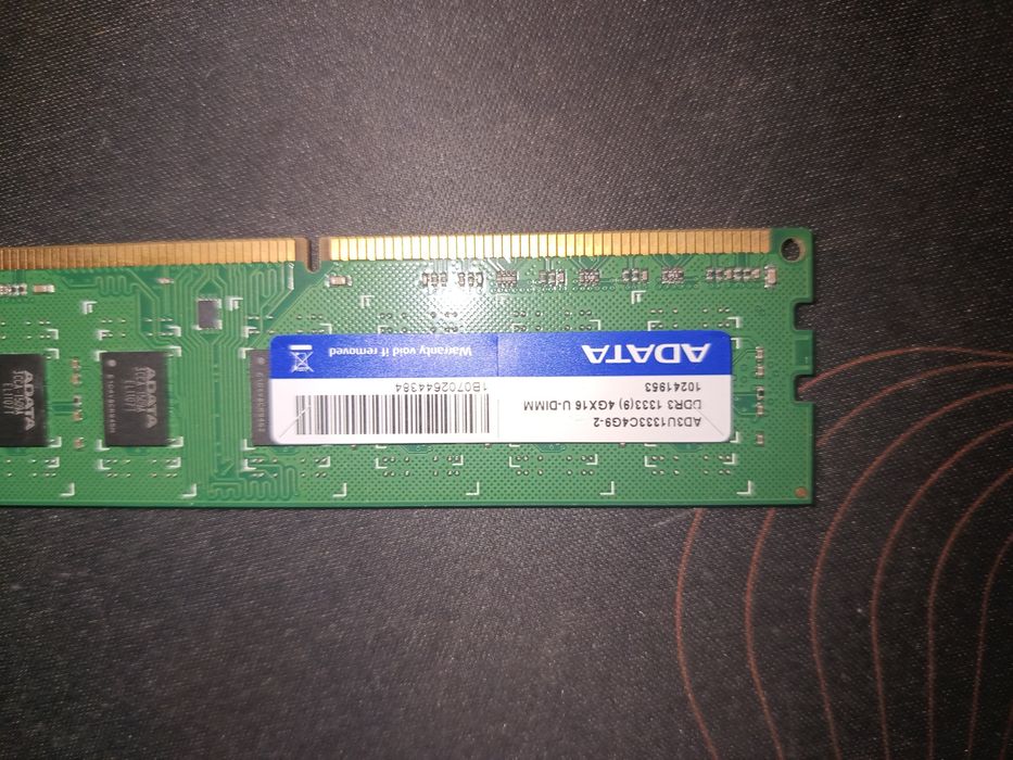Pamięć RAM 12GB  ADATA DDR3  4GB x3