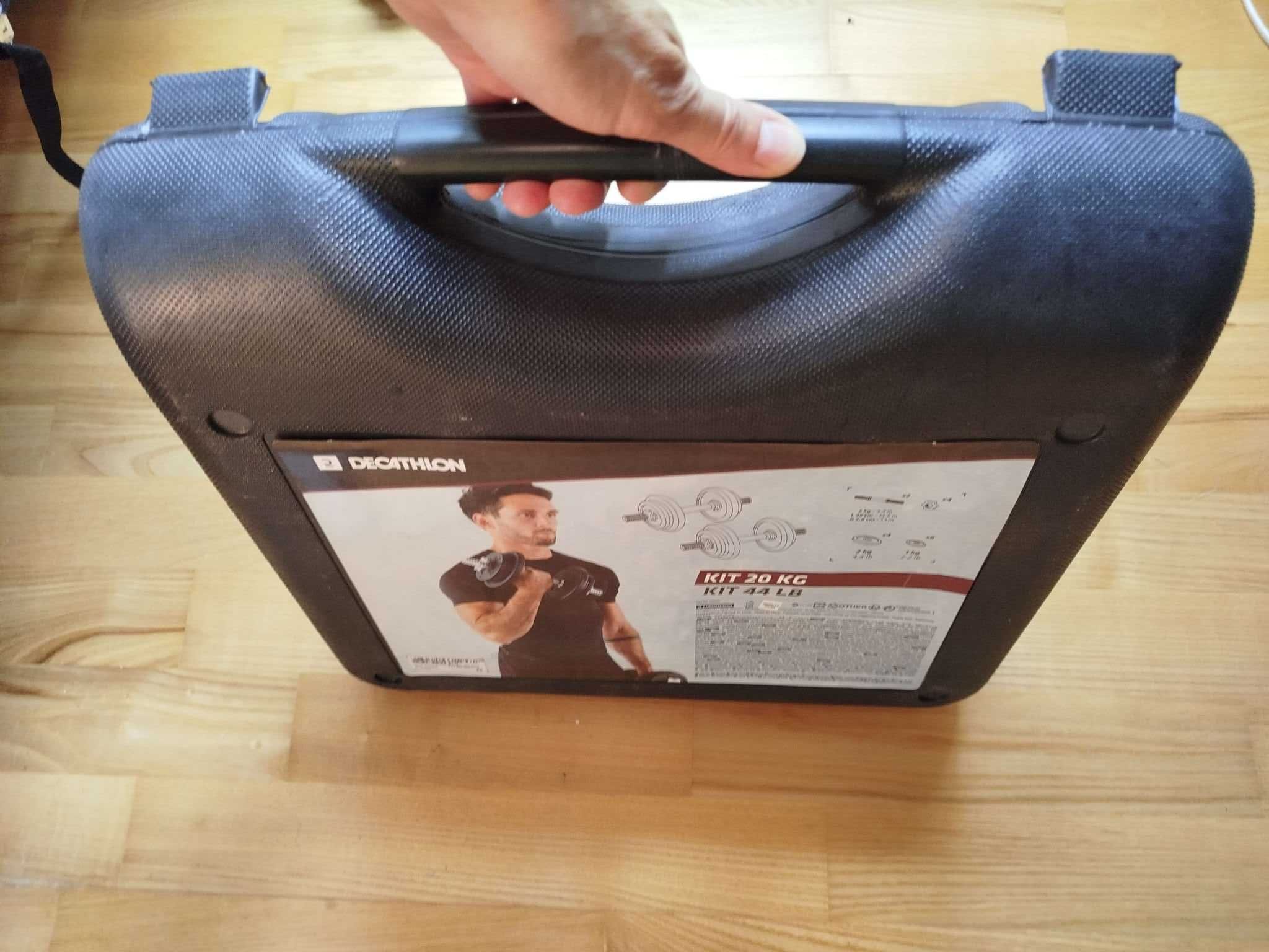 Zestaw hantli 20 kg decathlon