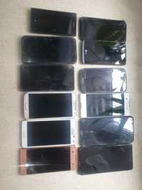 Telefony różne uszkodzone
