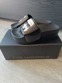Klapki damskie Karl Lagerfeld Kondo Maxi Platform Shine r.37