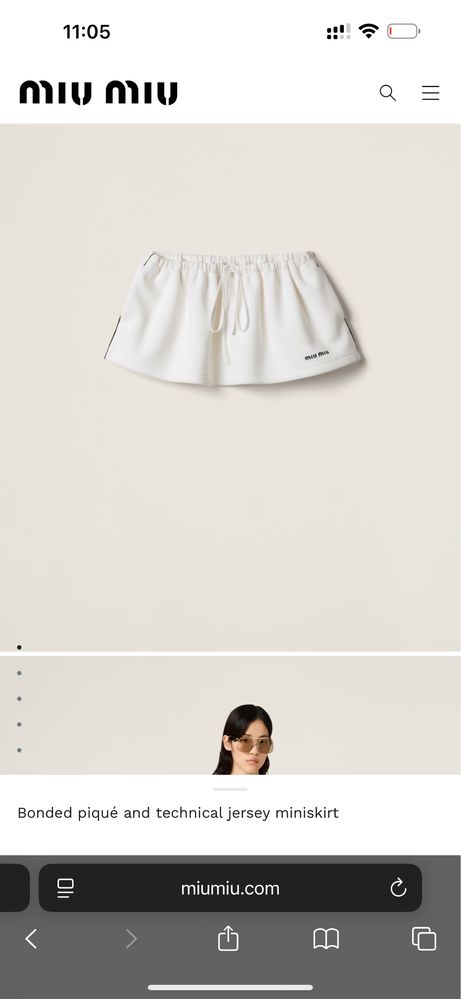 Костюм miu miu новий (юбка + кофта)  36