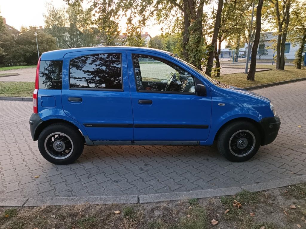 Fiat Panda 1.1 niebieski 2004 rok Abarth felgi