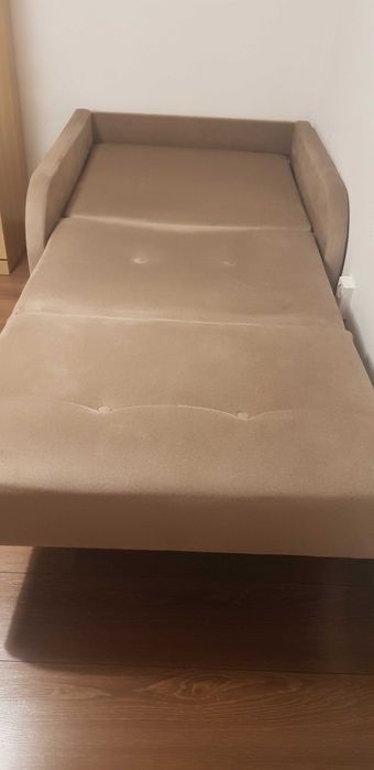 Fotel rozkładany z funkcją spania