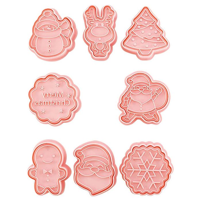 Zestaw 8 świątecznych foremek do ciastek